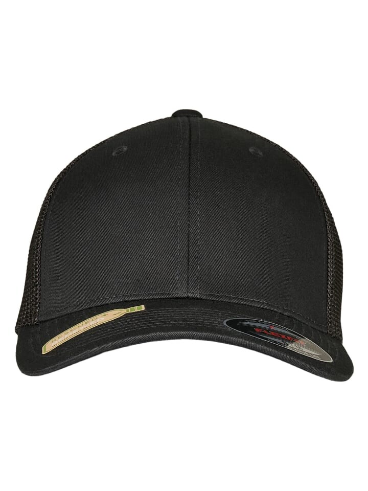 

Бейсболка Flexfit Trucker, цвет black/black