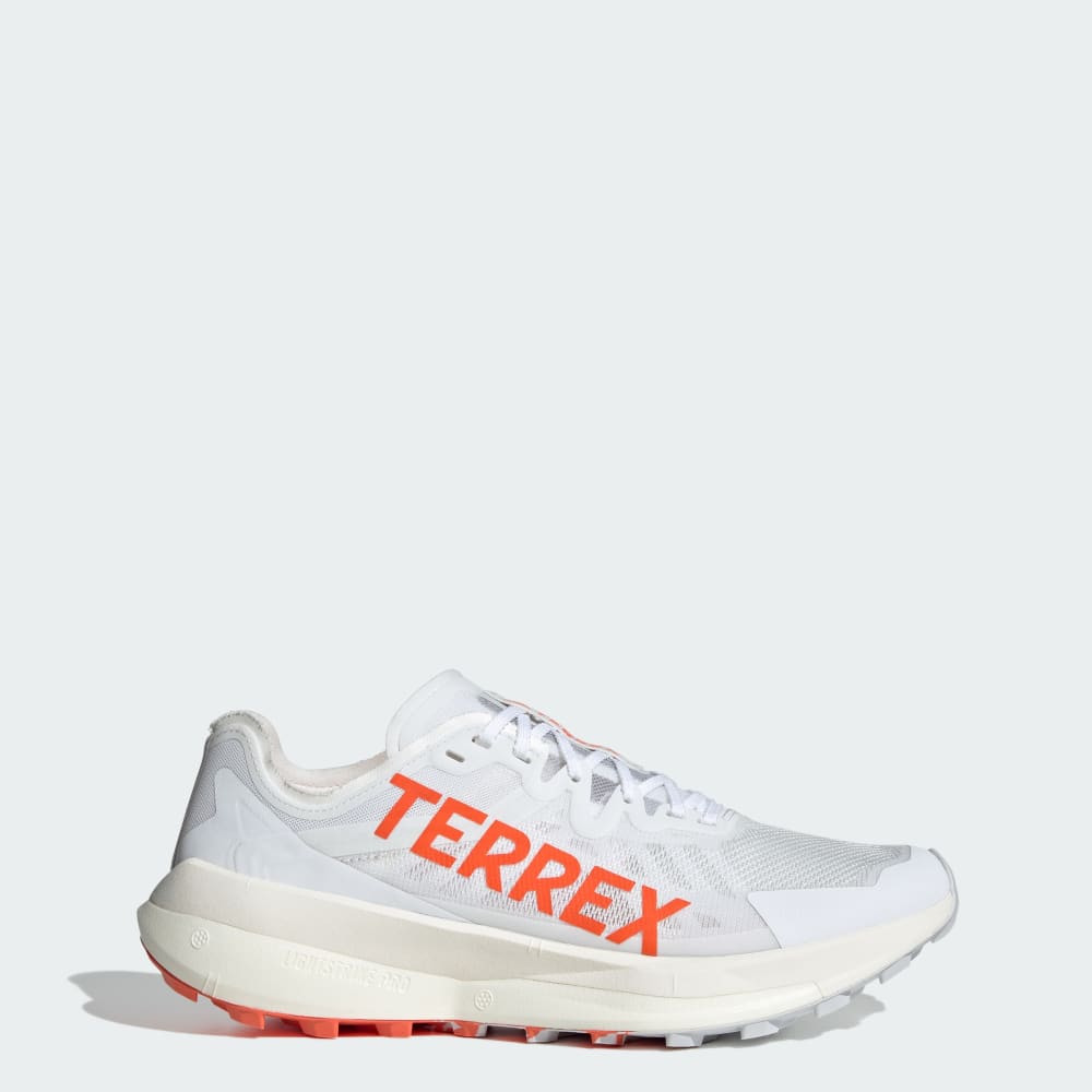 

Кроссовки Adidas Terrex Agravic Speed Trail Running Shoes, цвет Beige/Impact Orange/Cloud White