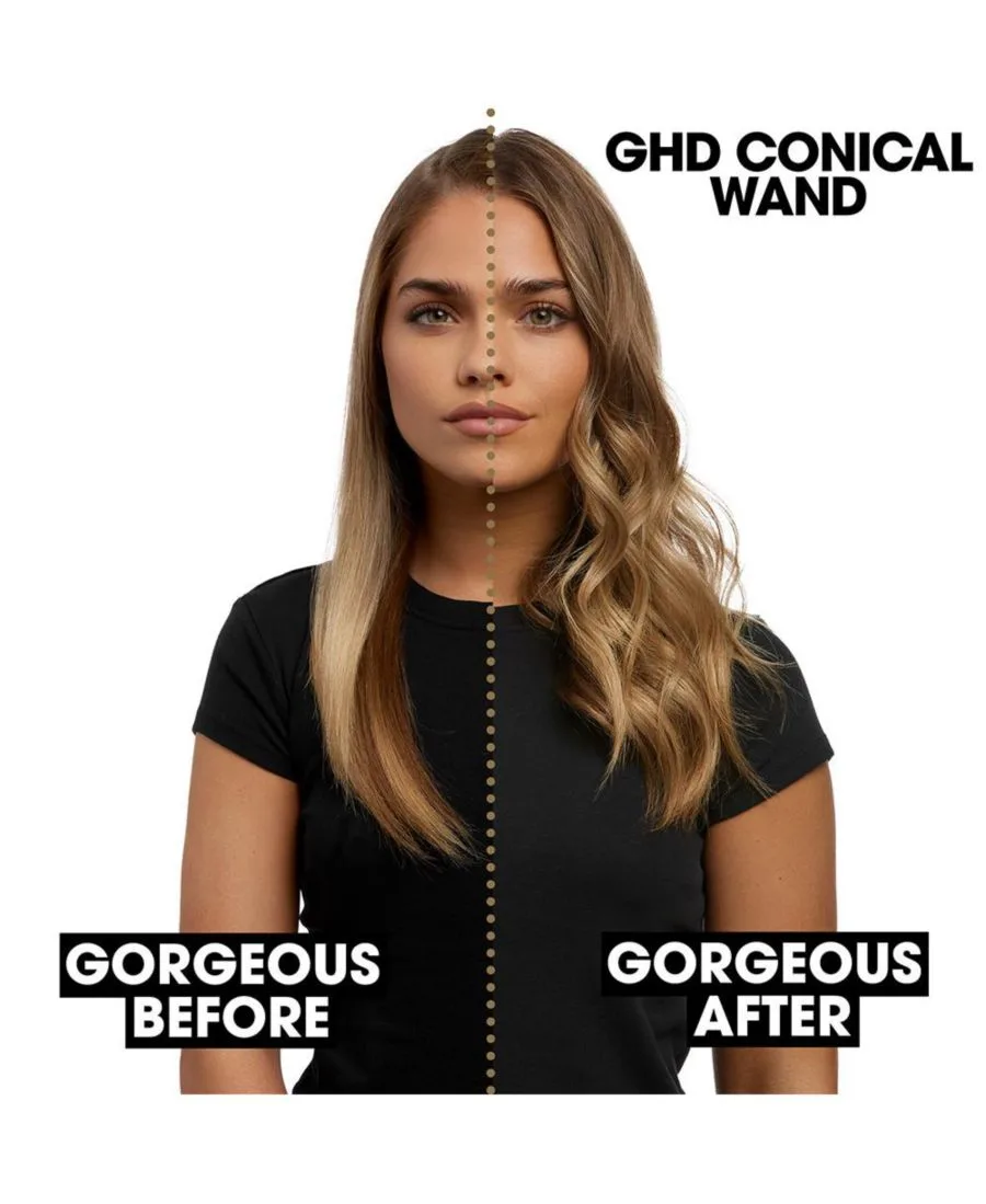 Коническая (сужающаяся) палочка Chronos Curve GHD, черный — фото 2