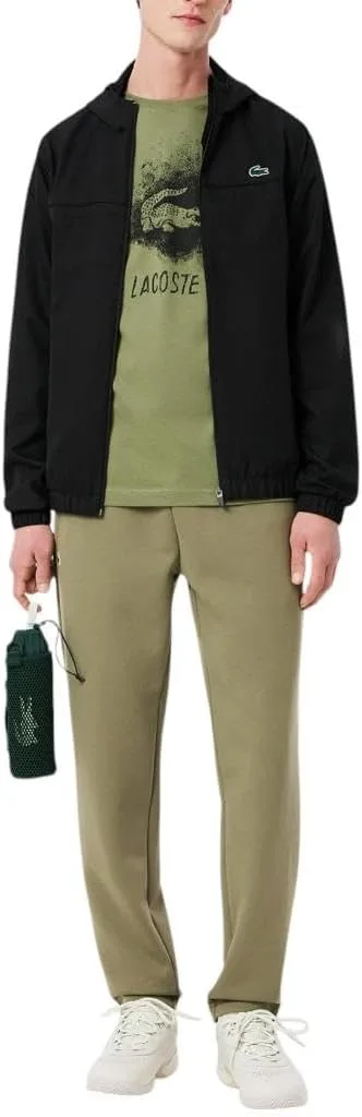 Мужские дышащие спортивные штаны Lacoste, хаки — фото 4
