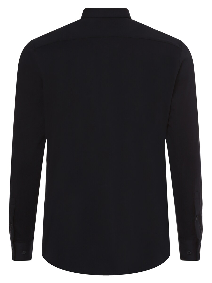Деловая рубашка BOSS Slim fit Business Shirt Hank, морской синий — фото 2