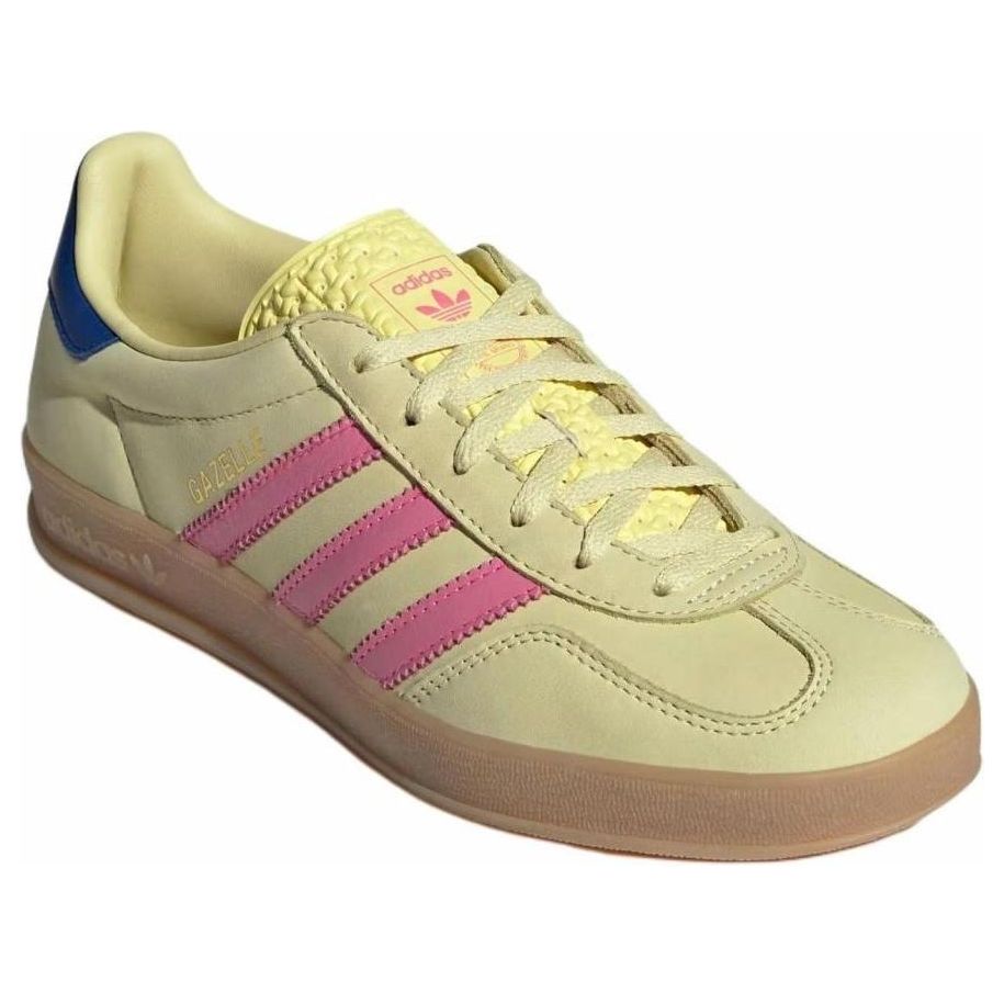 Кроссовки (WMNS) adidas Gazelle Indoor 'Powder Yellow Lucid Pink' — фото 3