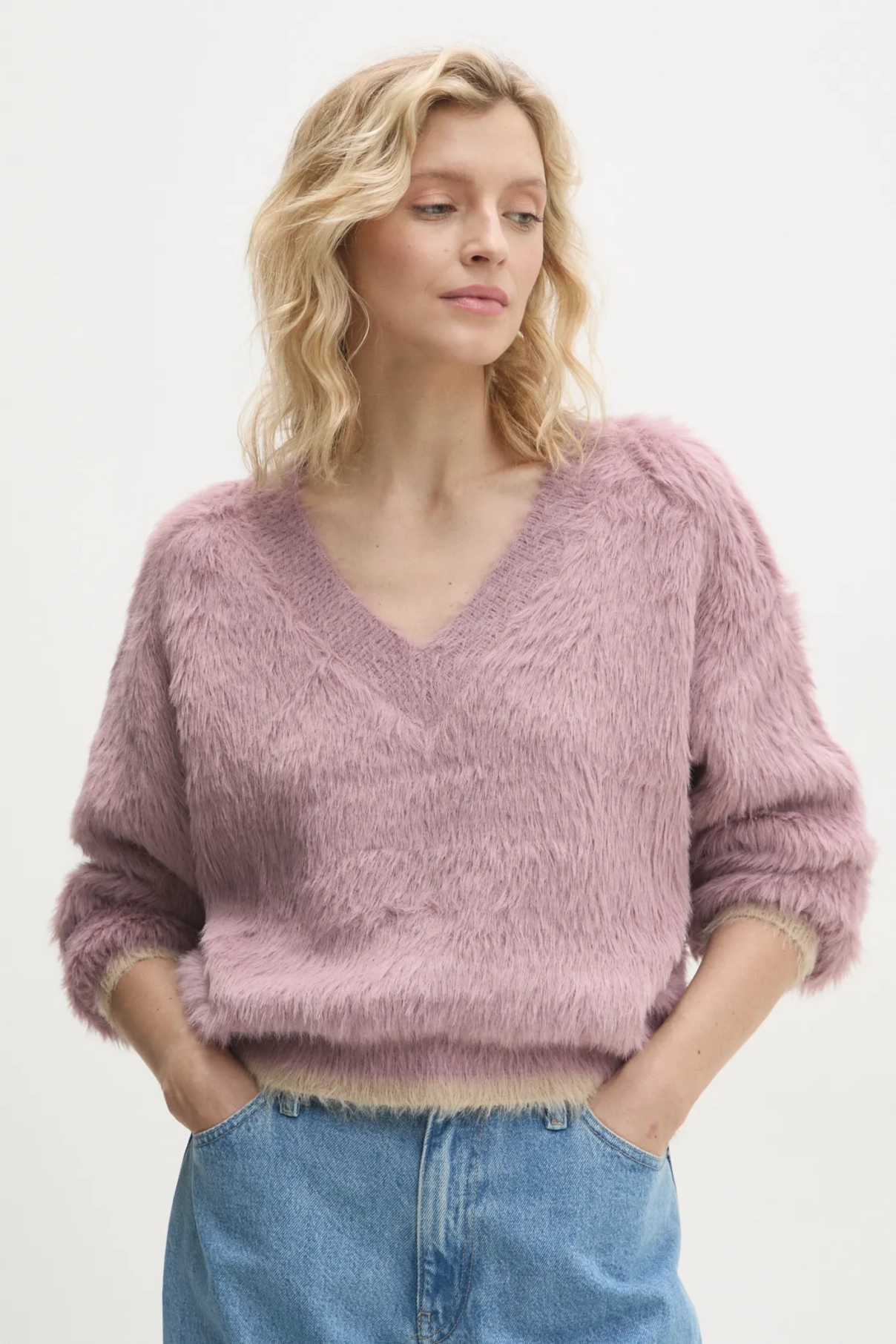 

Свитер Answear Lab, фиолетовый
