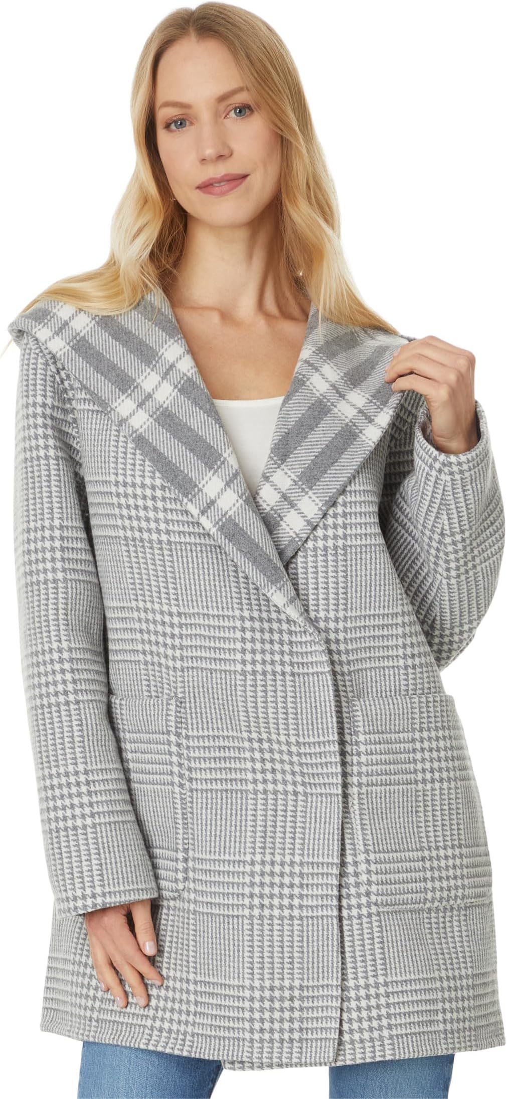 

Пальто Splendid Elliott Plaid Coat, цвет Grey Glen Check