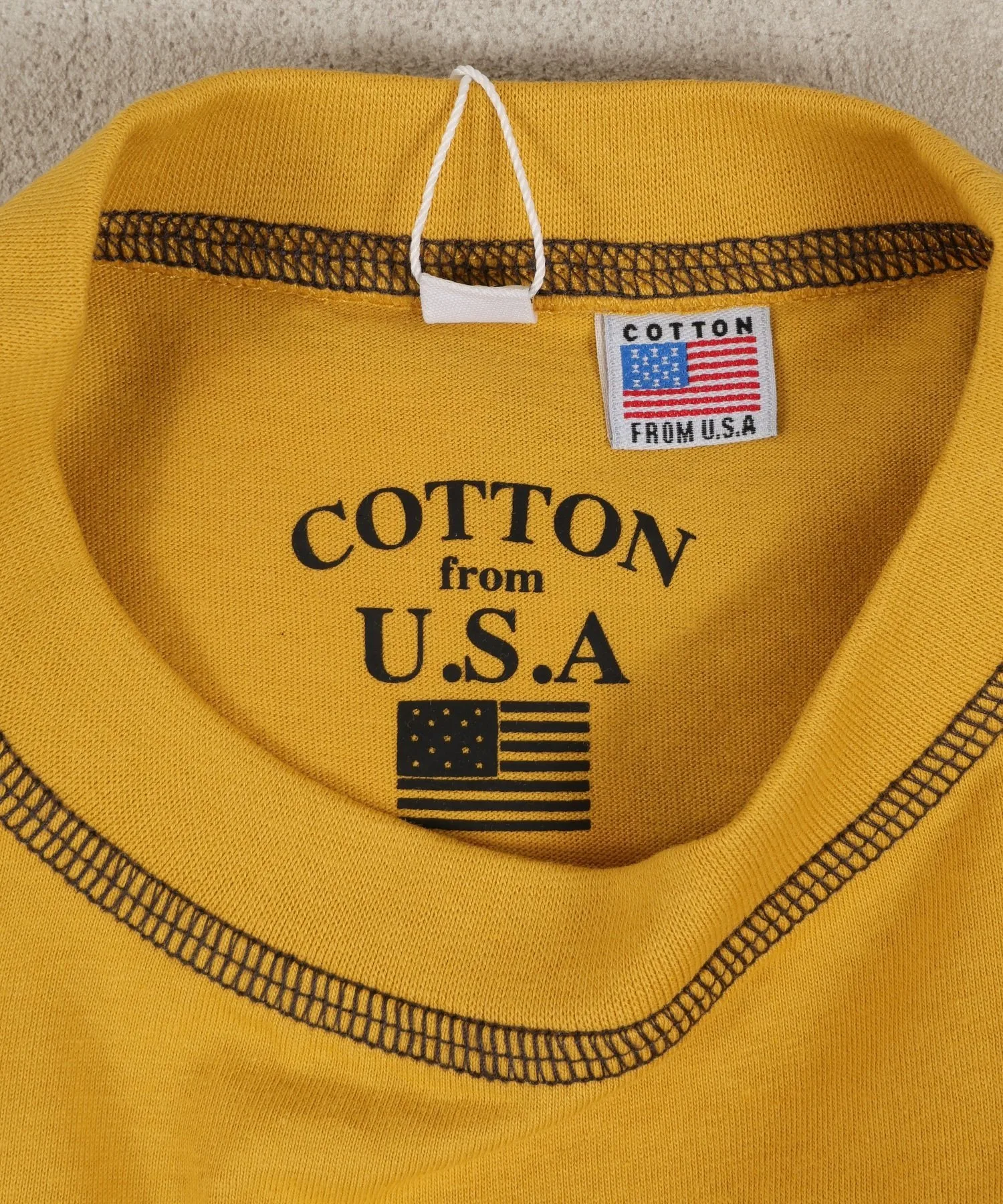 Хлопок из США, футболка Zengo Print Big Long Tee с принтом, большой размер. Life Support Products, Yellow — фото 3