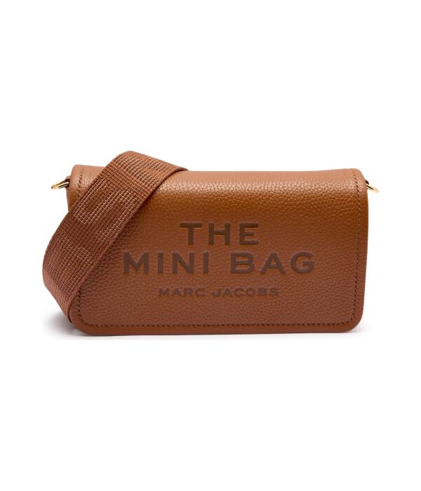 

Кожаная сумочка мини-сумка Marc Jacobs, коричневый