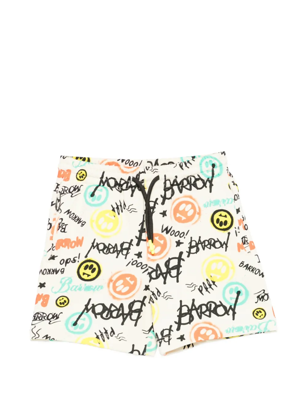 

Брюки с принтом и кулиской Barrow Kids, бежевый