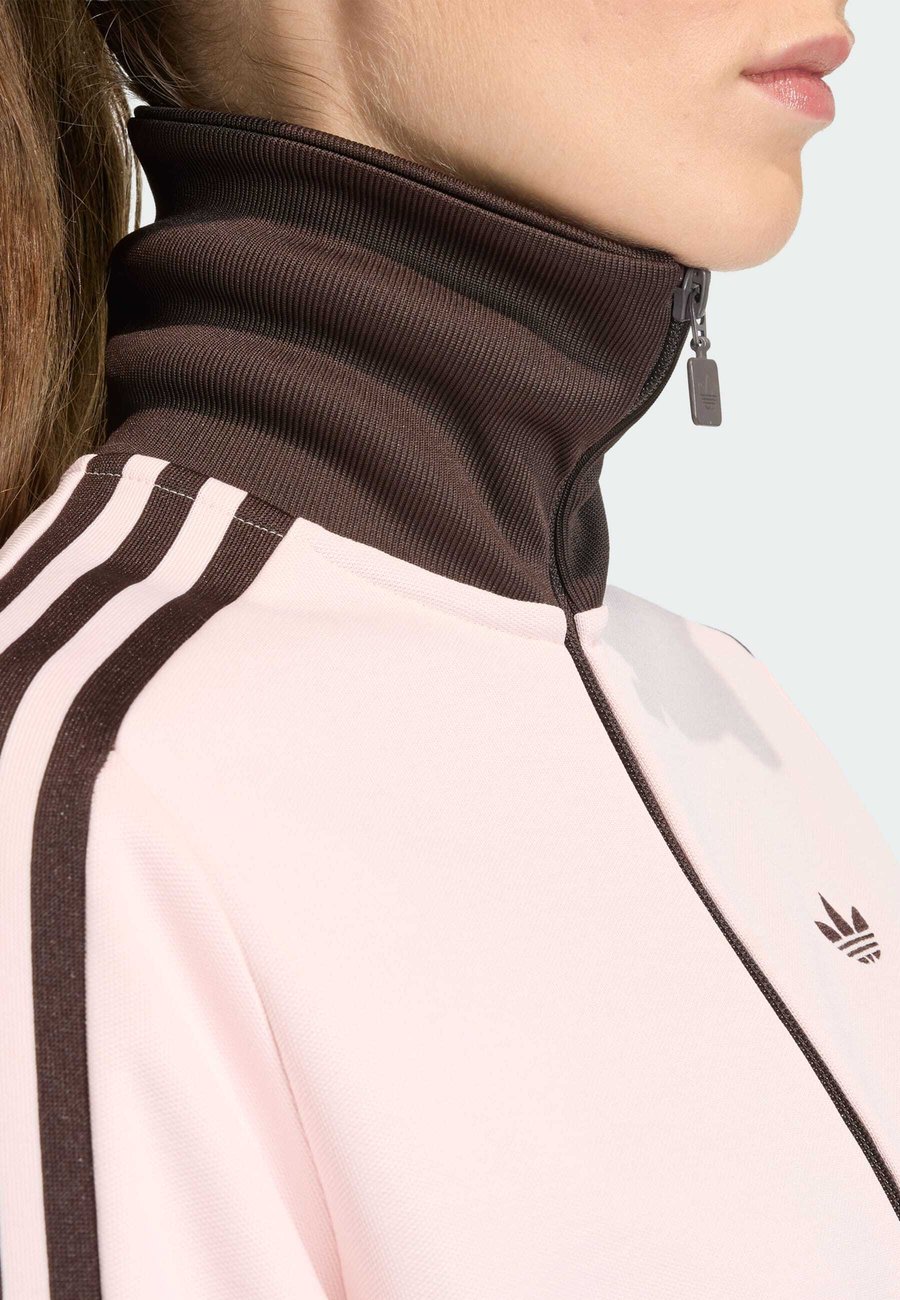 Толстовка Adidas Originals CLASSIC TT, Sandy Pink Aurora Coffee/Pink — фото 4
