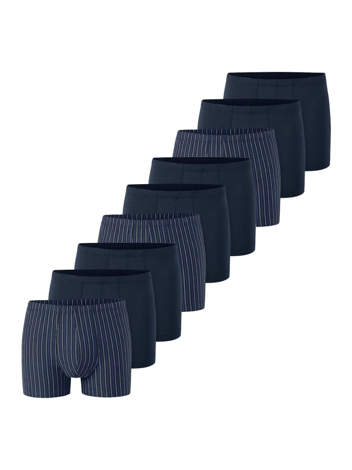 

Schiesser Ретро шорты/брюки 95/5 Essentials темно-синего цвета