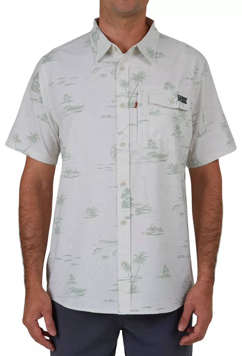 

Мужская футболка Salty Crew из технической ткани Seafarer, цвет Wax