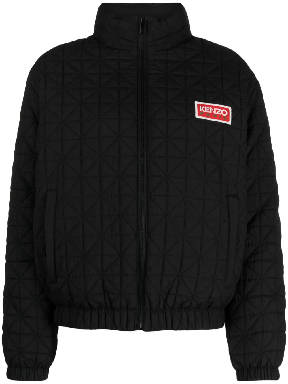 

Стеганый пуховик Sashiko KENZO, черный