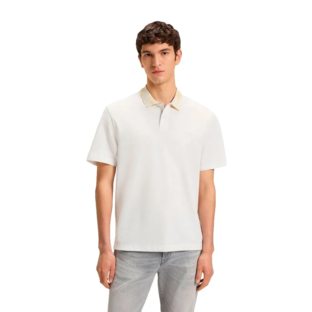 

Поло с коротким рукавом BOSS Tire, белый