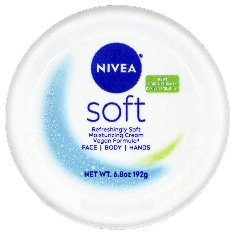

Nivea, Мягкий, освежающий мягкий увлажняющий крем, 192 г (6,8 унции)