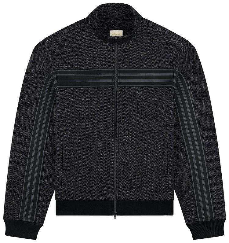 

Спортивная куртка Aimé Leon Dore из шерсти в елочку, черный