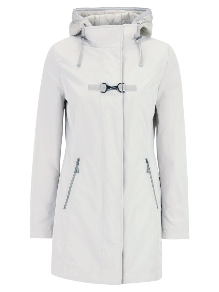 

Куртка Gil Bret miabnehmbarer Kapuze, цвет silver gray
