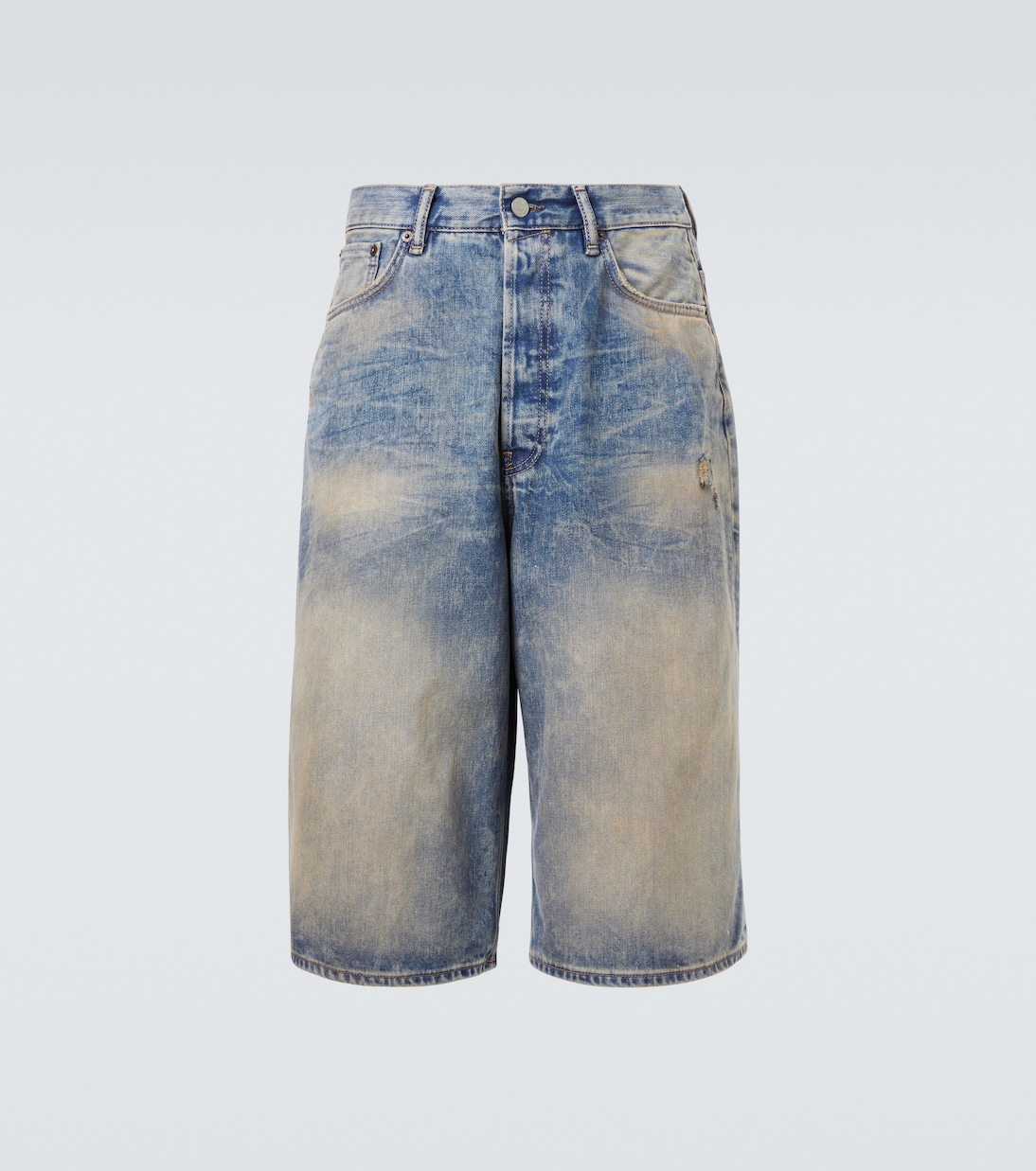 

Низкие джинсовые шорты Acne Studios, Mid Blue