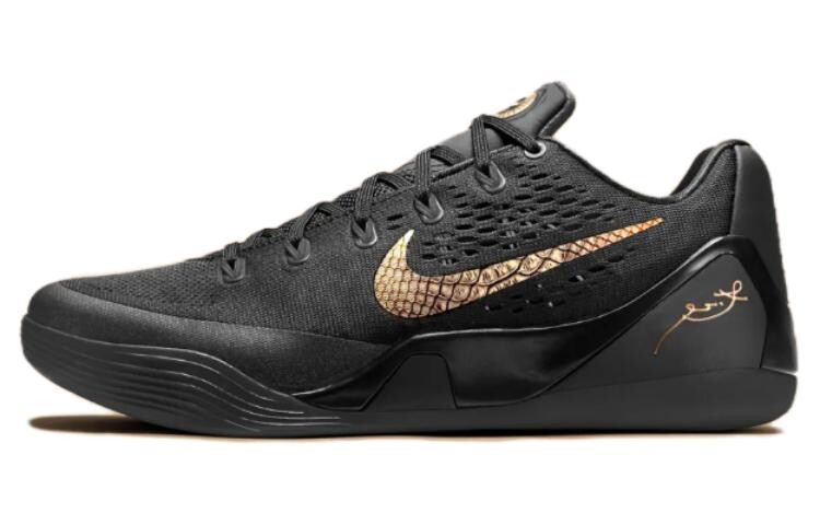 

Баскетбольные кроссовки Kobe 9 мужские низкие черные Nike