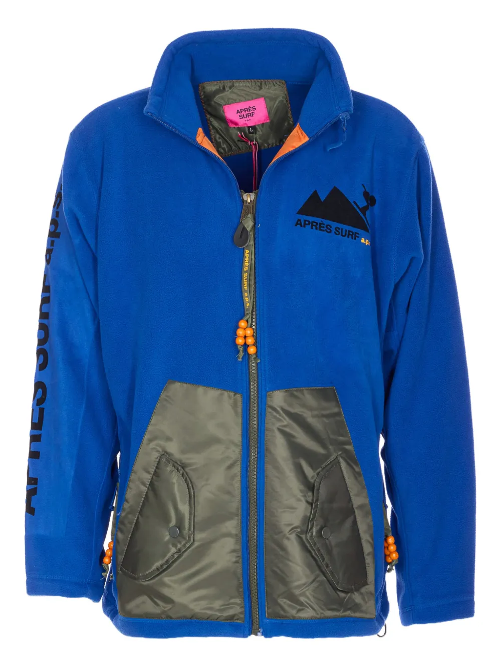 

Куртка с высоким воротником и застежкой-молнией Pret A Surf, синий