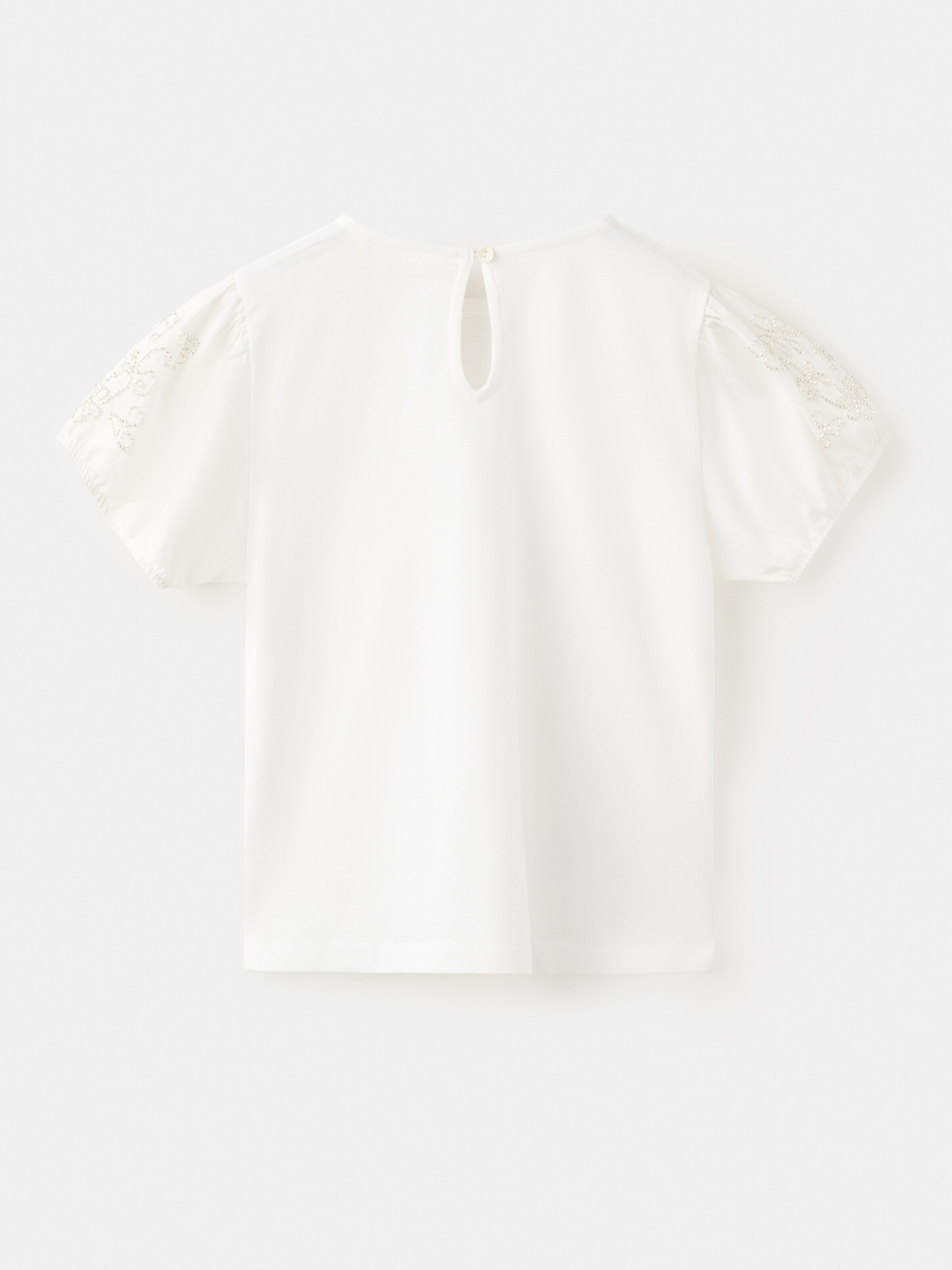 MANGO KIDS Футболка 'EMBE' в цвете Off White — фото 2