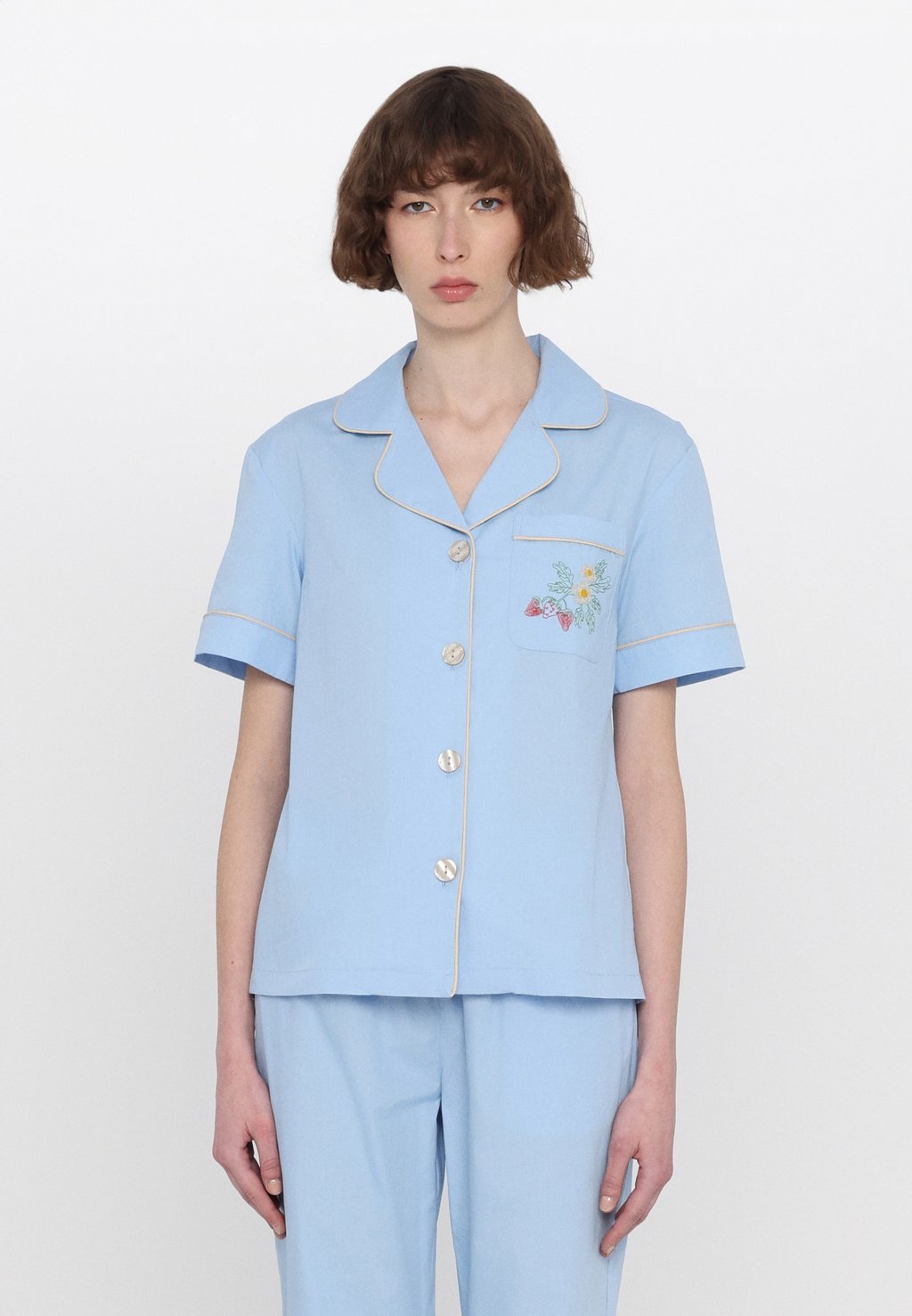 

Блузка на пуговицах FIONA SHIRT Helmstedt, светло-голубой