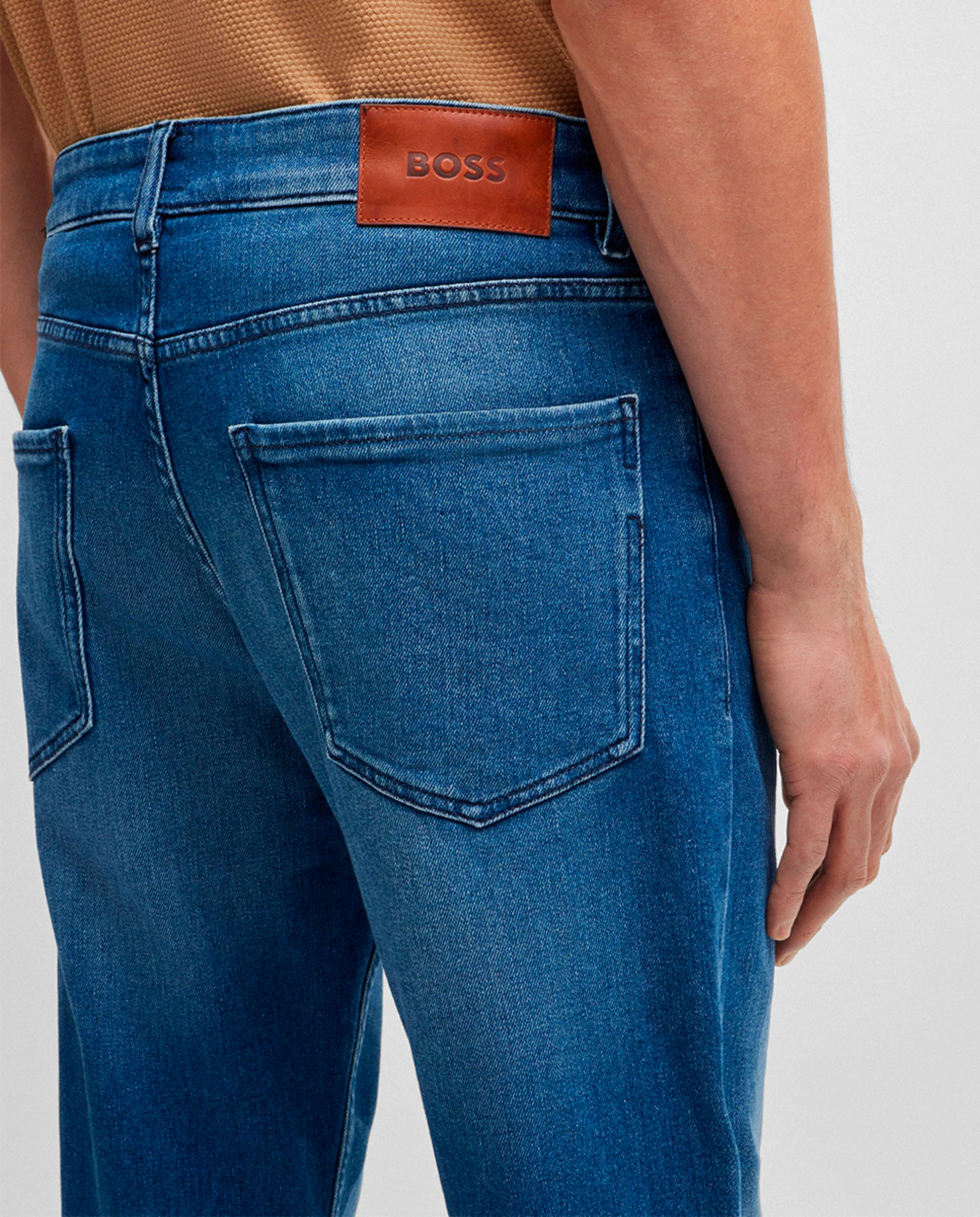 Джинсы Maine regular fit из удобного эластичного денима Boss, синий — фото 4