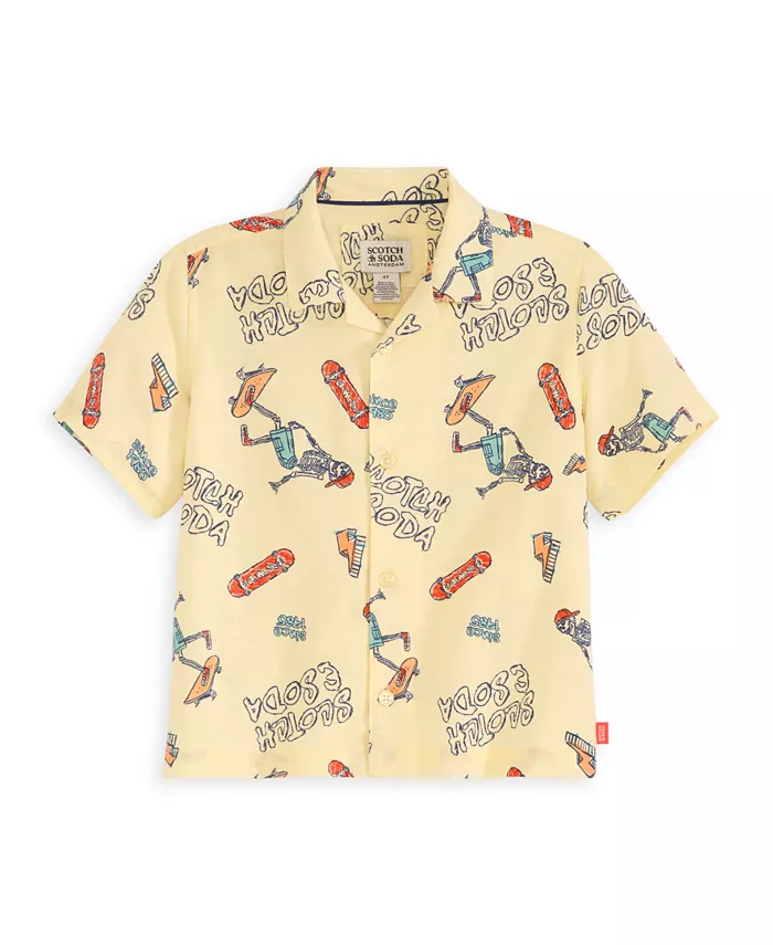 Комплект для мальчиков: рубашка и шорты Little Boys 2-Piece SCOTCH & SODA — фото 3