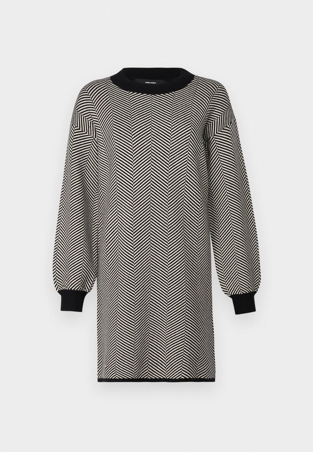 

Платье-джемпер VMBLUSH O-NECK DRESS Vero Moda, черный