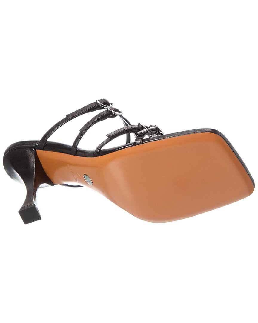 Proenza Schouler Leather Sandal, черный — фото 4