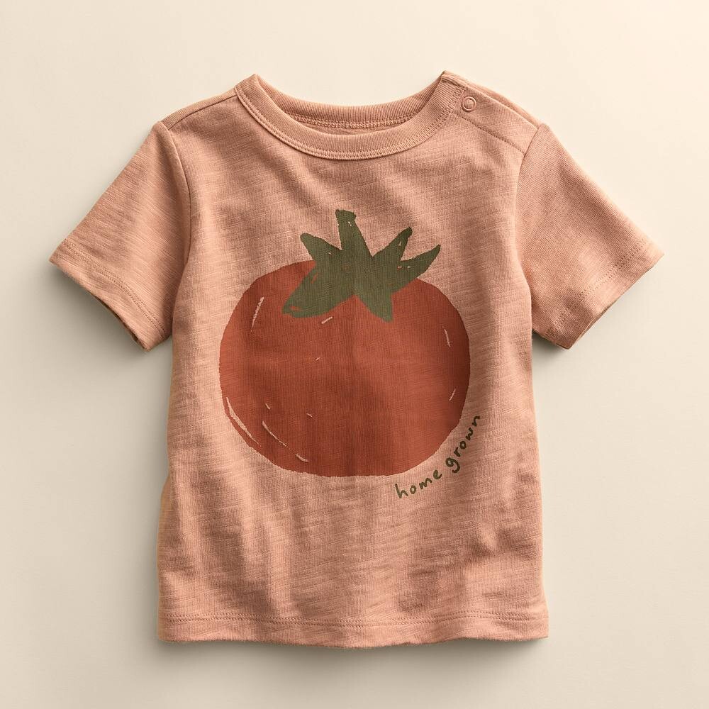 

Футболка Baby & Toddler Little Co. от Lauren Conrad Organic Core Little Co. by Lauren Conrad, цвет Home Grown Tomato
