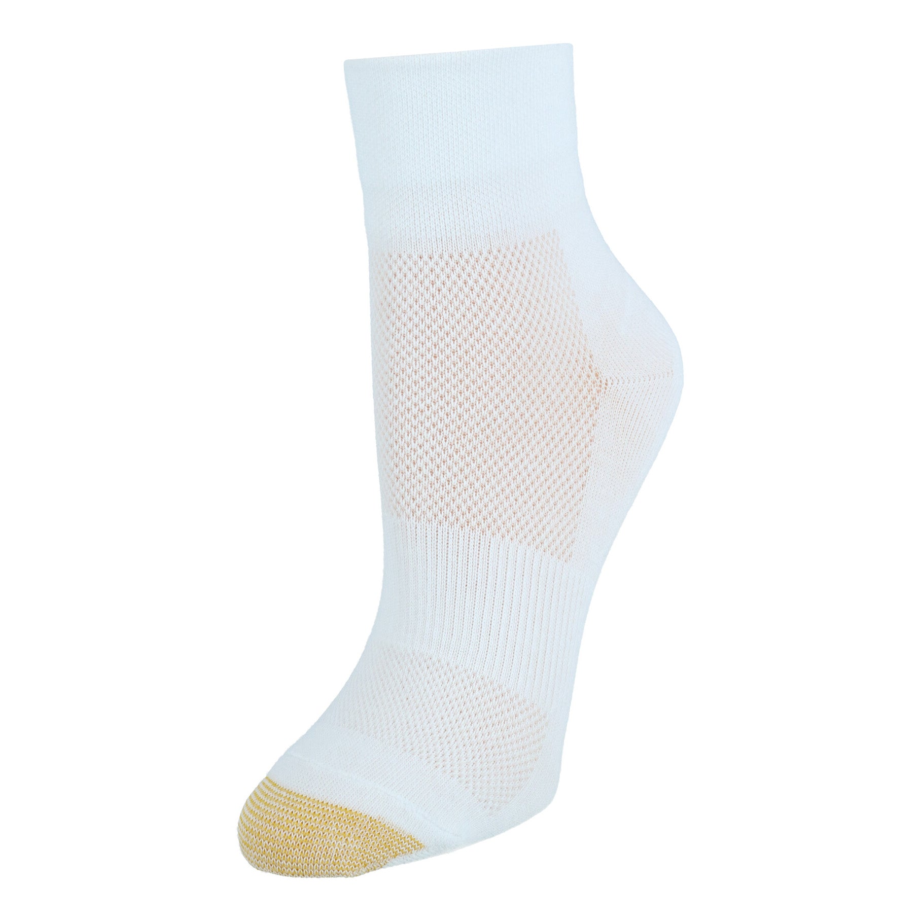 

Женские носки CoolMax Quarter Ankle (упаковка из 3 шт.) Gold Toe, белый
