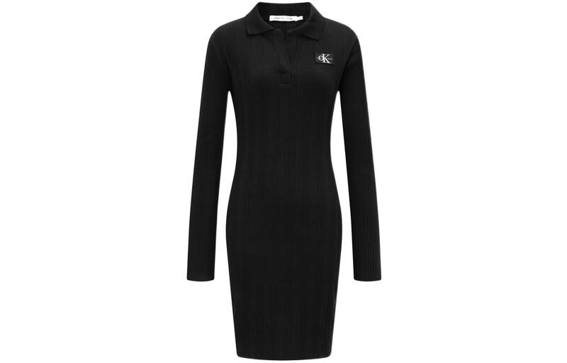 

Calvin Klein Женское платье с длинными рукавами, цвет Black