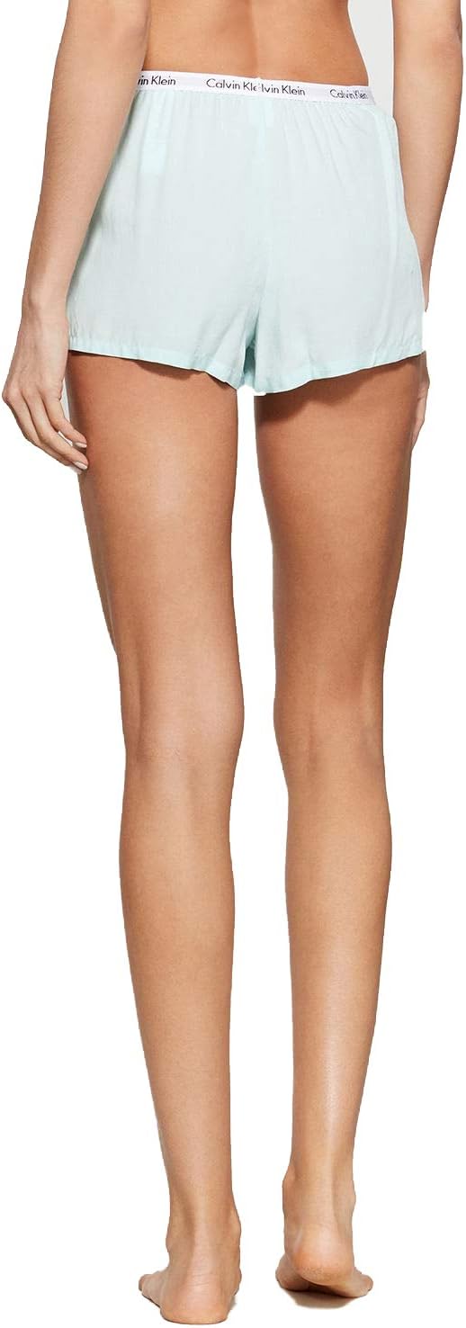 Комплект из 2 женских трусиков-шорт Calvin Klein Carousel, Light Green(Qp1187-969)/Ck Print — фото 4