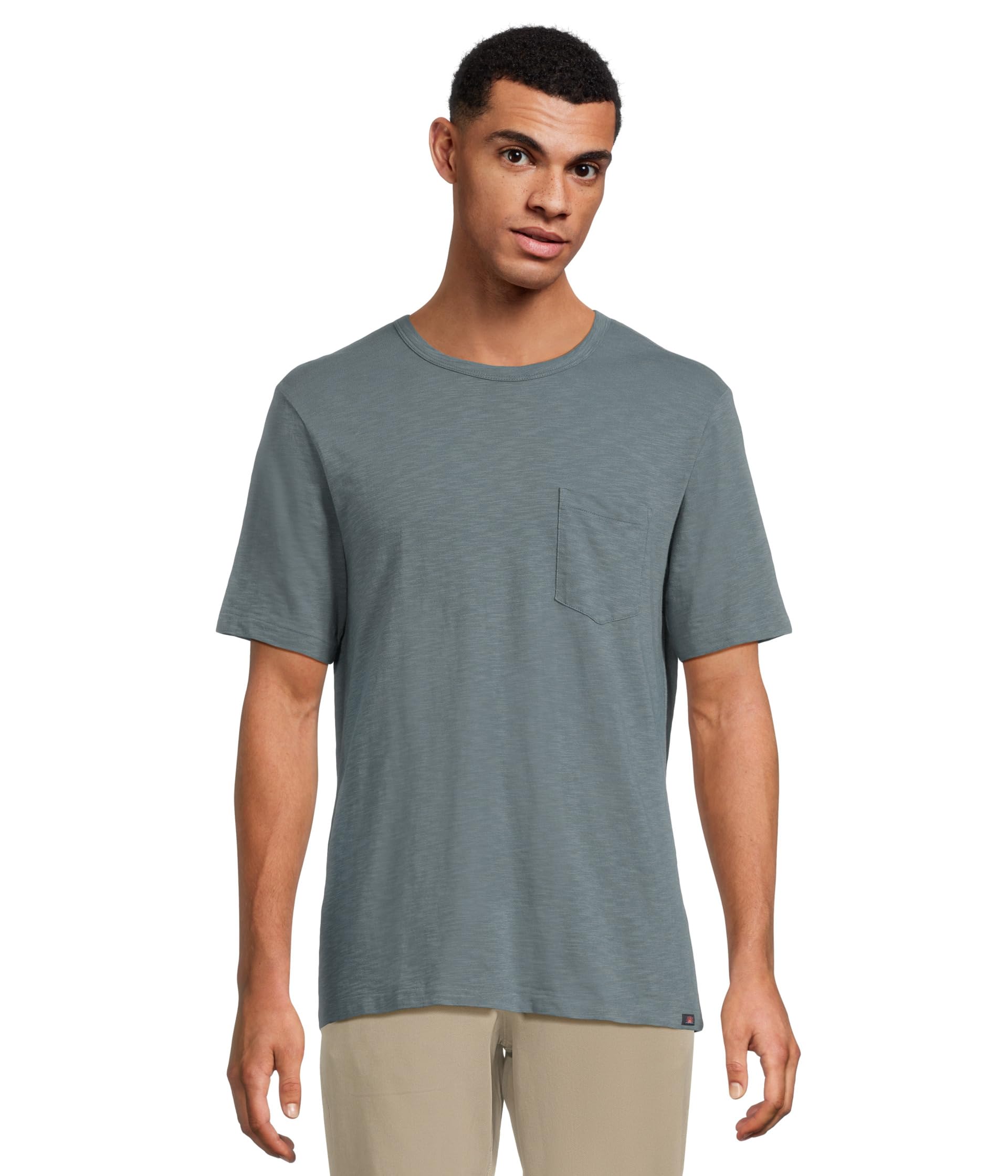 

Футболка Faherty Sunwashed Pocket Tee, цвет Rough Waters