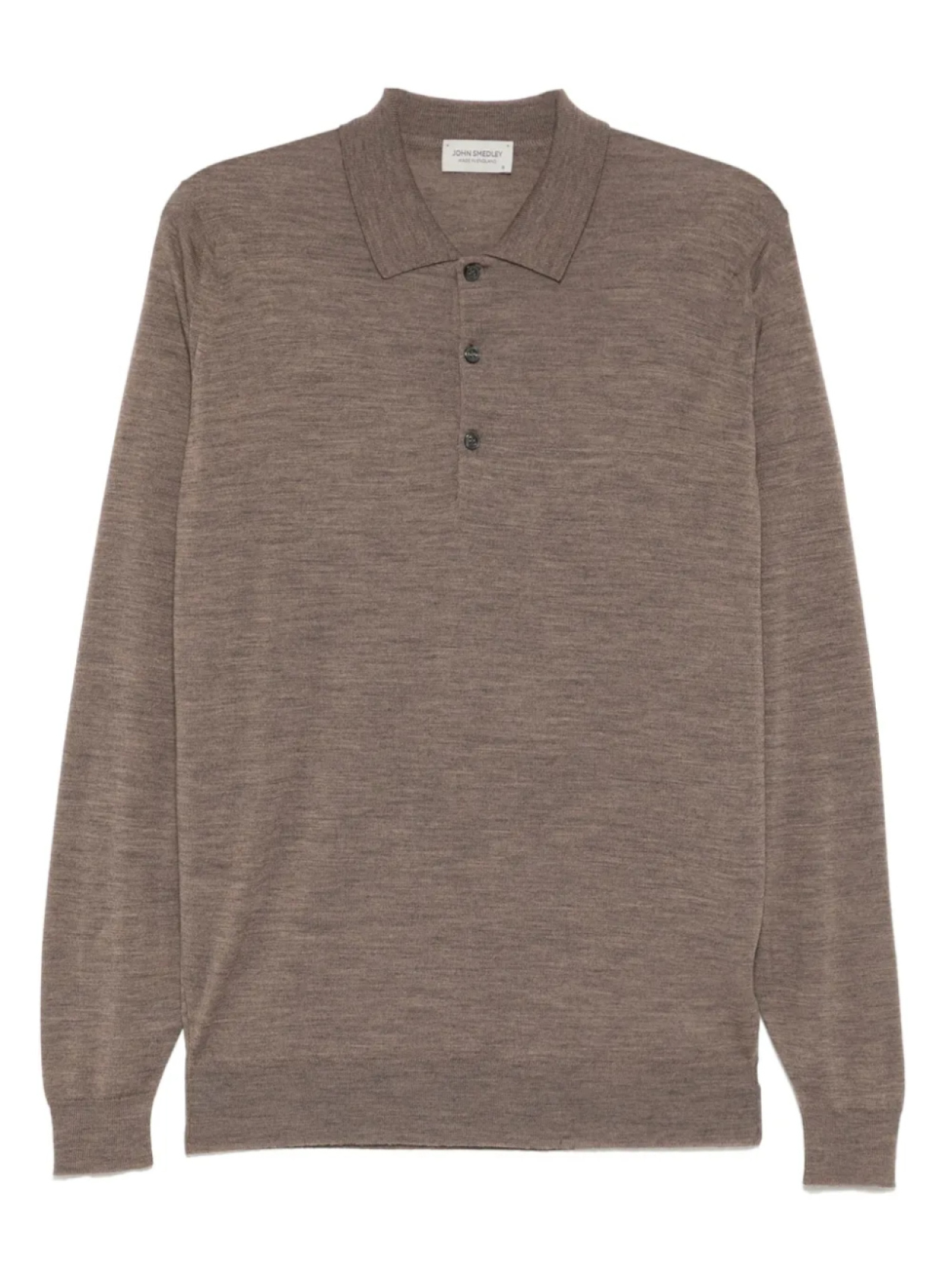

John Smedley рубашка поло Belper, коричневый