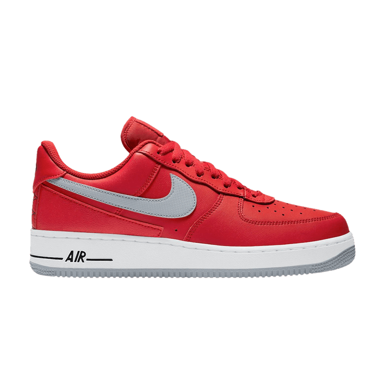 

Кроссовки Nike Air Force 1 Low 'University Red Light Smoke Grey', красный