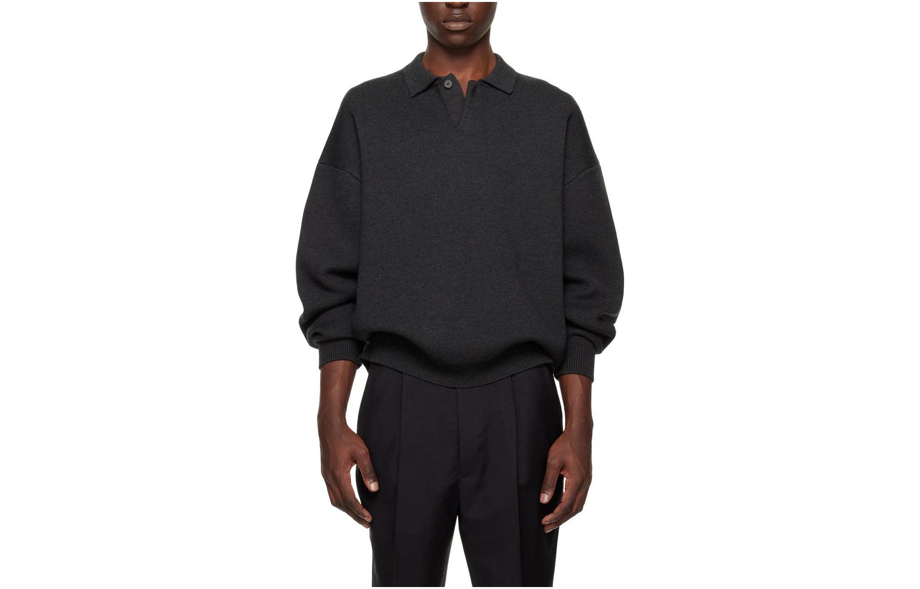 

SS23 Вечная поло для мужчин Black Fear Of God