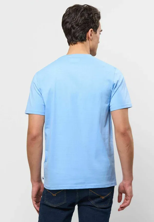 Футболка Umelias basic t-shirt U.S. Polo Assn., спокойный синий — фото 3