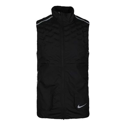 

Пуховик беговой ветрозащитный повседневный спортивный жилет пуховик Nike, черный