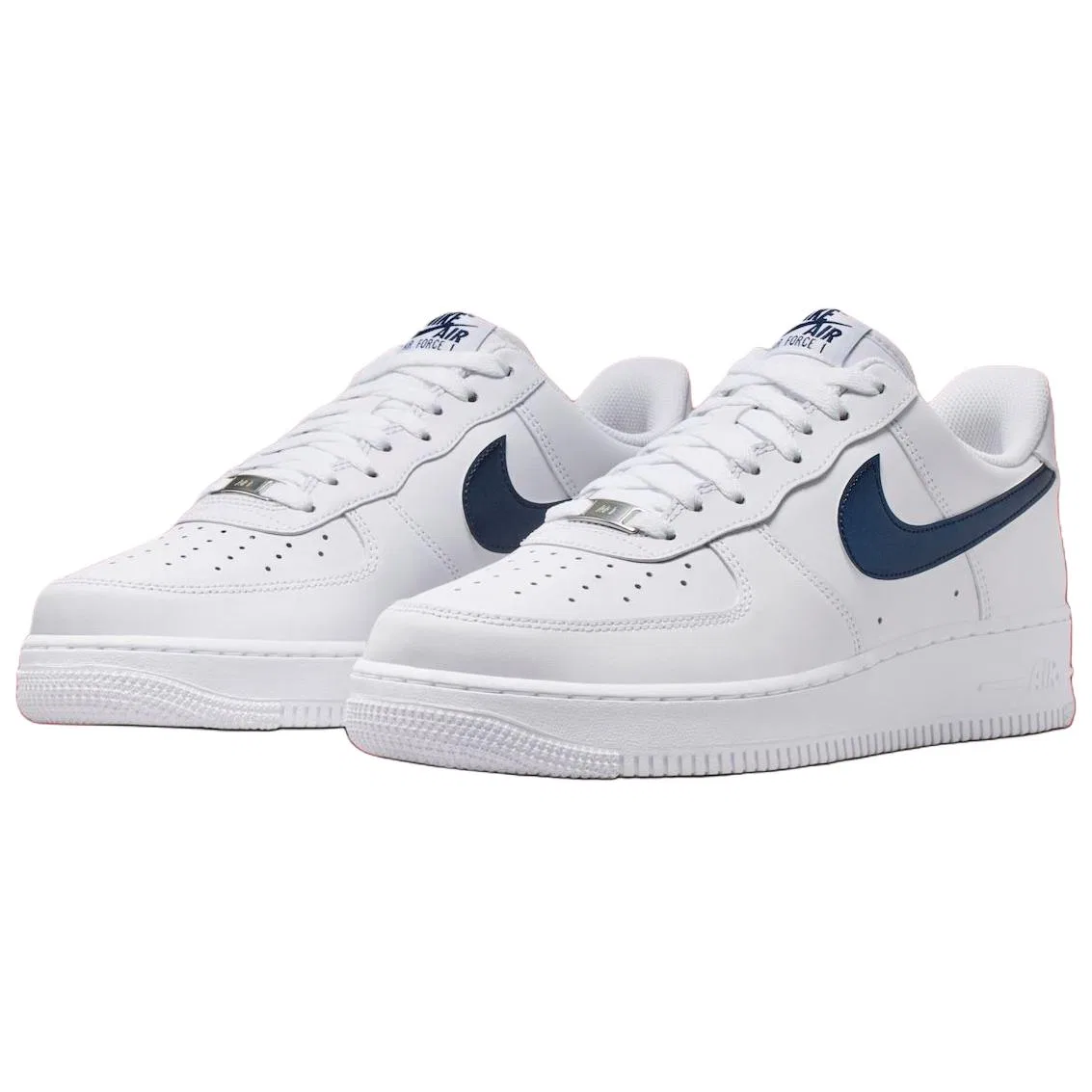 Кроссовки для скейтбординга Nike Air Force 1 Low White Red Blue — фото 4
