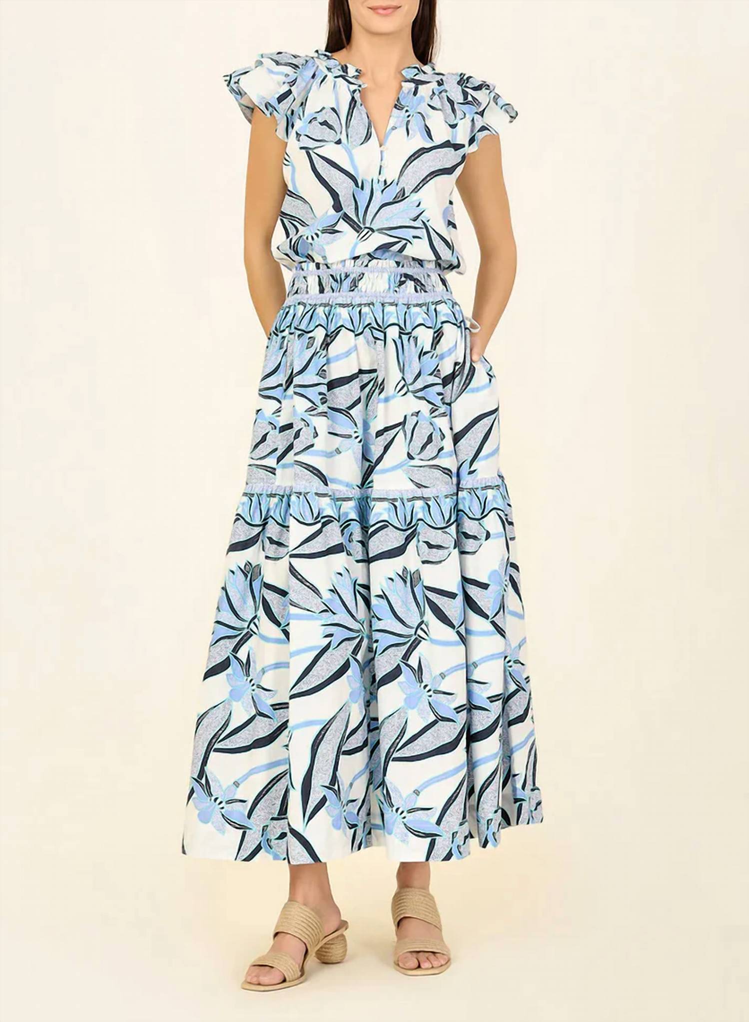 

Блузка Wilora в цвете Neela Sea Neesea OMIKA, Neela Sea Neesea