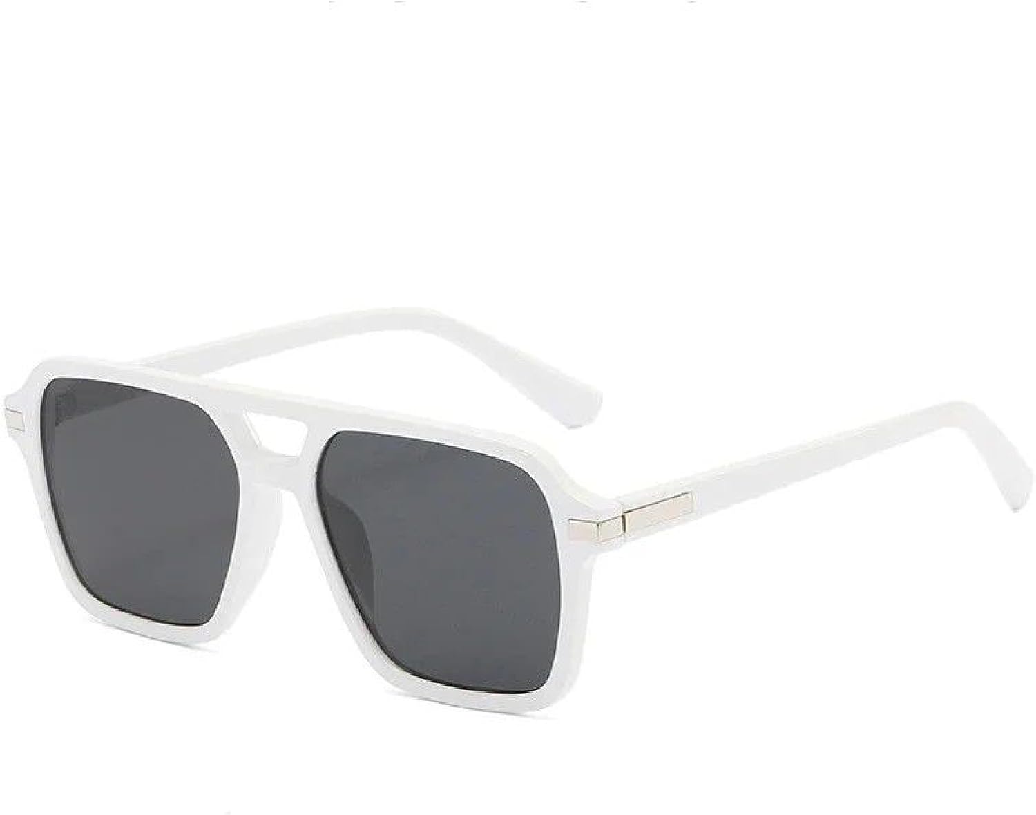 

Модные солнцезащитные очки для женщин и мужчин в стиле ретро с леопардовым принтом, увеличенного размера, с градиентными линзами, для вождения TVTBBVV, White Black Grey