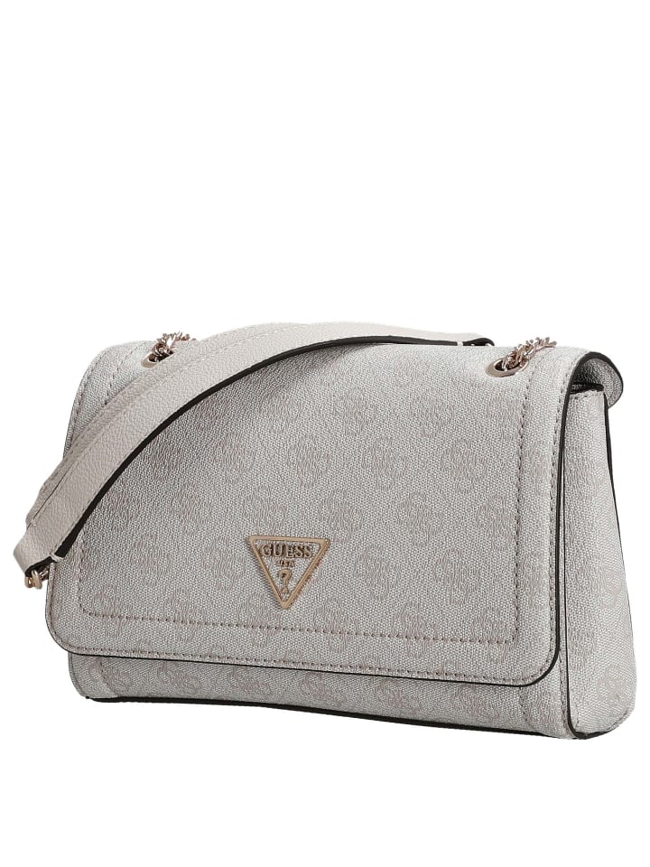 

Наплечная сумка Guess, цвет bone logo