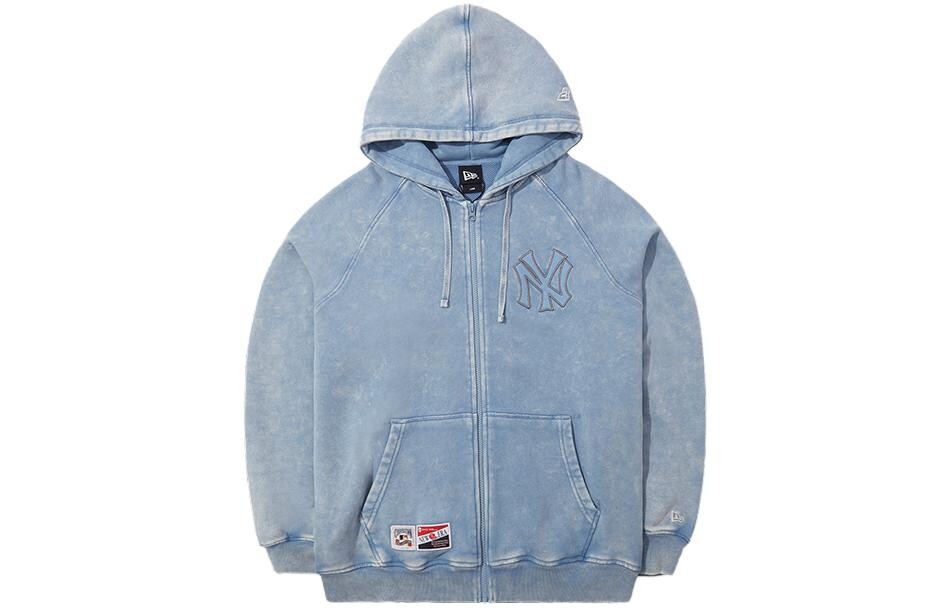 

Толстовка унисекс джинсовая синяя New Era, синий