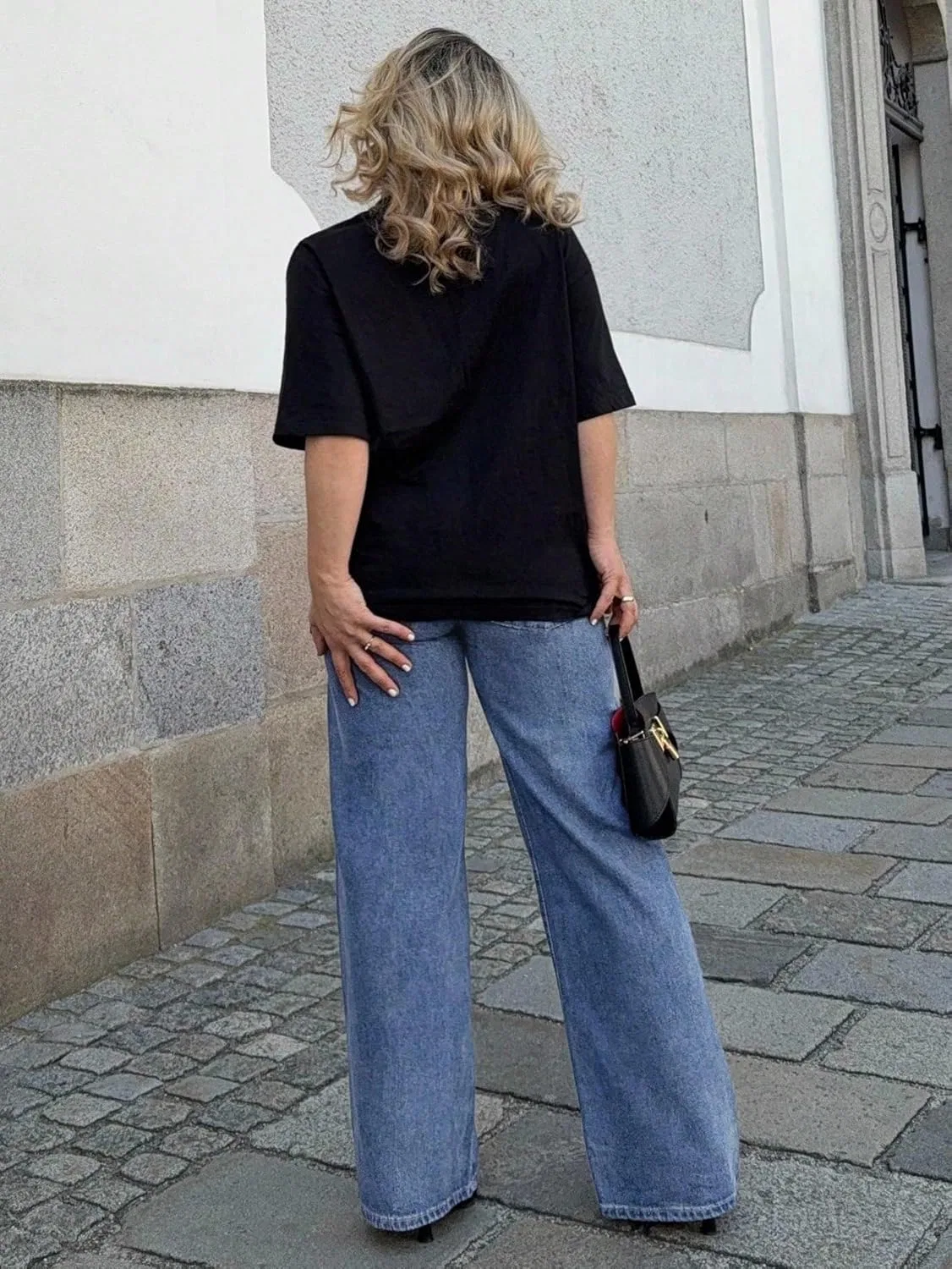 Джинсы мешковатые, Medium Wash — фото 2