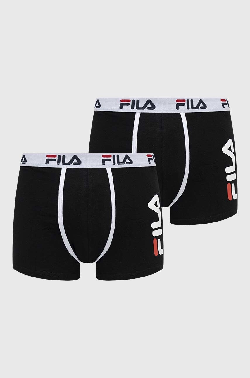 

Боксеры, 2 пары Fila, черный
