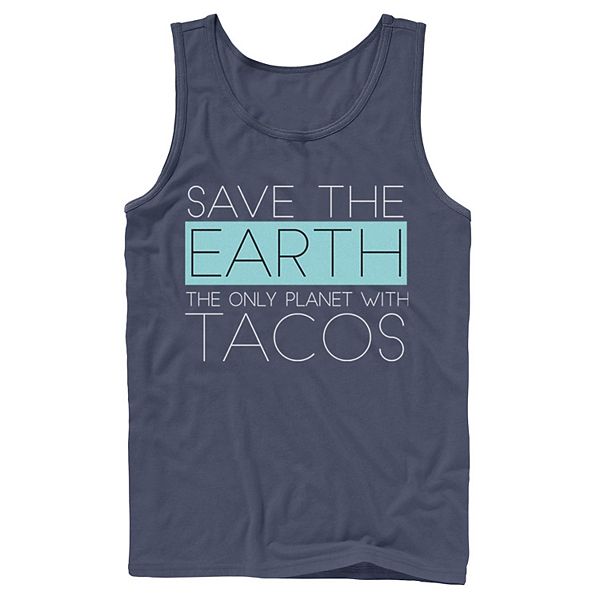 

Мужская футболка Earth is the only planet with tacos Licensed Character