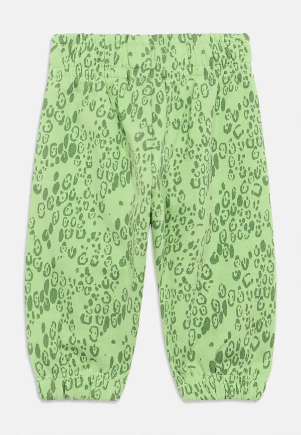 Миниатюрные спортивные штаны унисекс с леопардовым принтом Mini Rodini, Green — фото 2