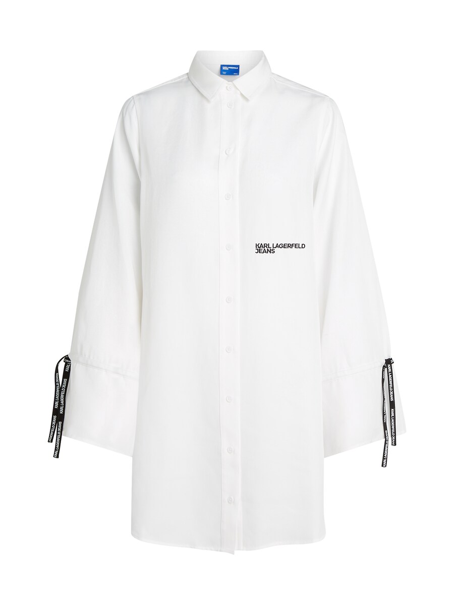 

Платье рубашка KARL LAGERFELD JEANS Shirt Dress, белый