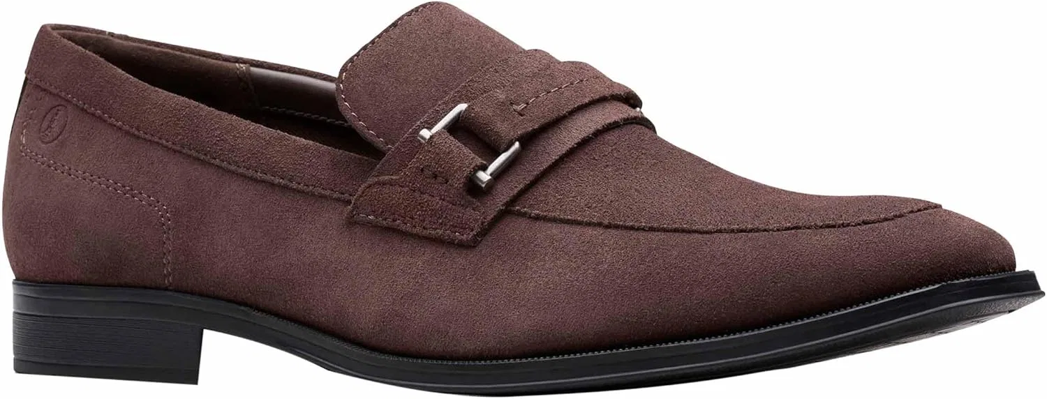 Туфли Clarks Herren Paulton Lo-, 2-Dark Brown Suede — фото 4