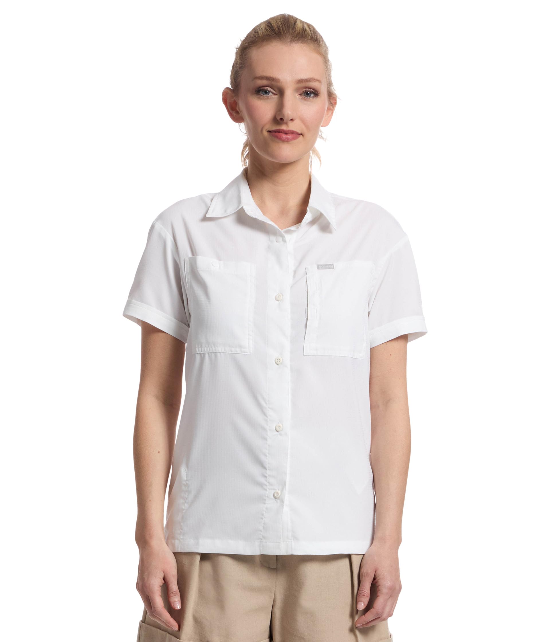

Рубашка Columbia Silver Ridge Utility Short Sleeve Shirt, White 1